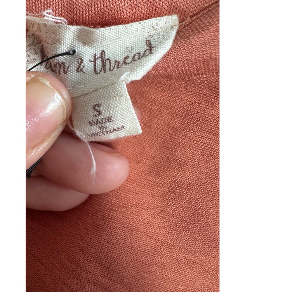 hem & thread Small Peach Ruffle Romper - Picture 5 of 5